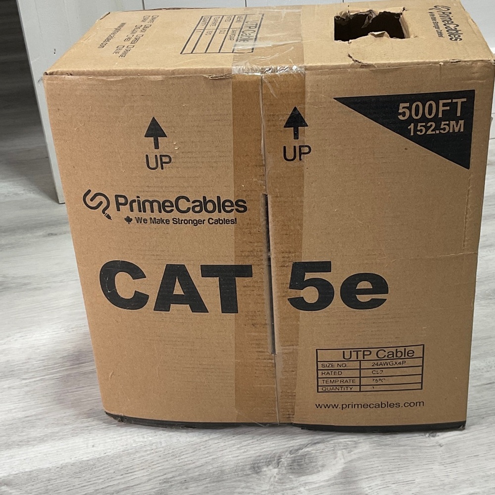 Cat 5e UTP Cable - White